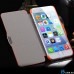 Чехол оранжевый flip на Iphone 6 plus
