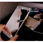 Чехол зеркальные стразы на Iphone 6/6s