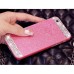 Чехол розовый стразы на Iphone 5/5s