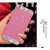 Чехол розовый стразы на Iphone 5/5s