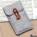 Чехол серый фетр на Iphone 6 plus