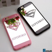 Чехол super man&woman на Iphone 6 plus