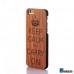 Чехол Деревянный Keep Calm на Iphone 6/6s