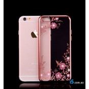 Чехол чехол с розовыми стразами на Iphone 7