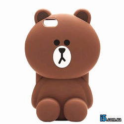 Чехол коричневый медвежонок  на Iphone 7 PLUS