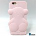 Чехол розовый мишка на Iphone 8