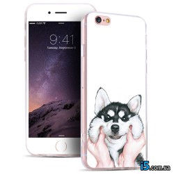 Чехол мультяшный пес на Iphone 7 PLUS