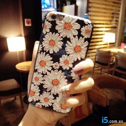 Чехол объемные ромашки на Iphone 7 PLUS