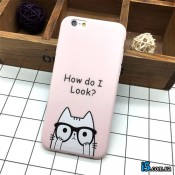 Чехол силиконовый Котик на Iphone 6/6s plus