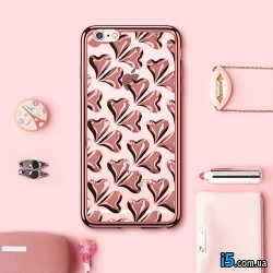 Чехол силиконовые Сердца на Iphone 6/6s plus