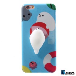 Чехол силиконовый Тюлень на Iphone 6/6s Plus