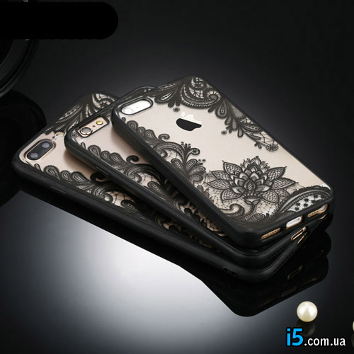 Чехол пластиковый  Кружевное ретро на Iphone 6/6s PLUS