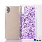 Чехол силиконовый Bling на Iphone X 10