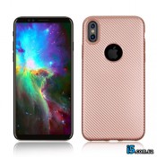 Чехол силиконовый Карбон на Iphone X 10