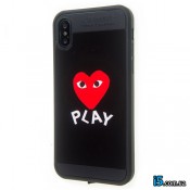 Чехол силиконовый Сердце на Iphone X 10